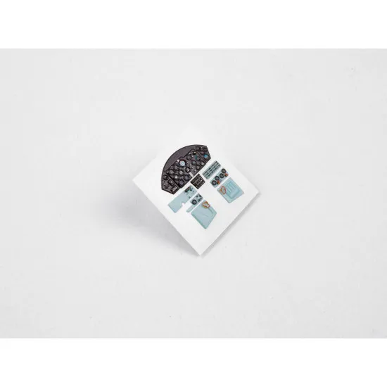 Red Fox Qs-48011 1/48 3d Instrument Panel For Mig-17 Pf Fresco D For Hobbyboss