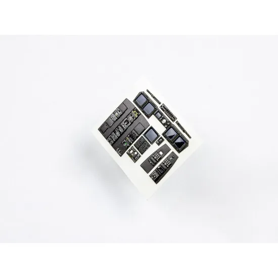 Red Fox Qs-48027 1/48 3d Instrument Panel For Mv-22 Osprey Hobby Boss