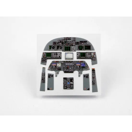 Red Fox Qs-48125 1/48 3d Instrument Panel For B-1b Lancer Late For Revell