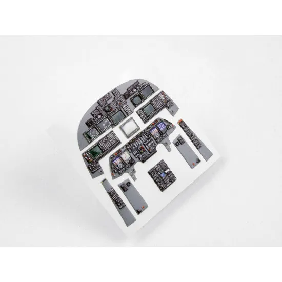 Red Fox Qs-48125 1/48 3d Instrument Panel For B-1b Lancer Late For Revell