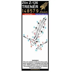 Hgw 148579 1/48 Seatbelts For Zlin Z-126 Trener Accessories For Aircraft