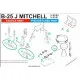 Hgw 148580 1/48 Seatbelts For B-25j Mitchell White Accessories For Aircraft