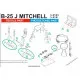 Hgw 148824 1/48 Seatbelts And Mask For B-25j Mitchell Green Basic Line Hk Models