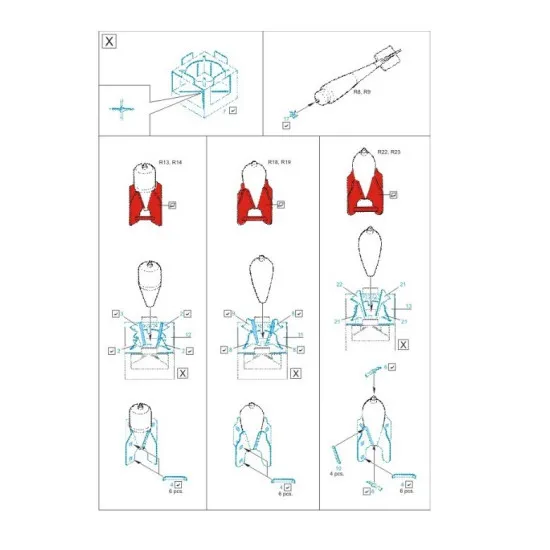 Hgw 132051 1/32 Bristol F.2b Fighter Super Detail Set For Wingnut Wings