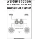 Hgw 132051 1/32 Bristol F.2b Fighter Super Detail Set For Wingnut Wings