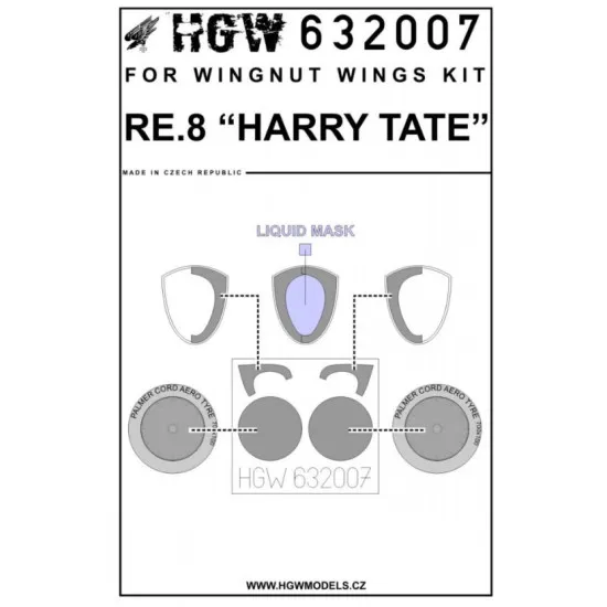 Hgw 132068 1/32 Raf Re.8 Harry Tate Super Detail Set For Wingnut Wings