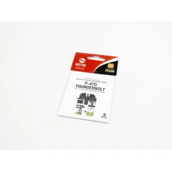 Red Fox Qs-32130 1/32 P-47d Thunderbolt For Hasegawa 3d Acrylic Instrument Panel