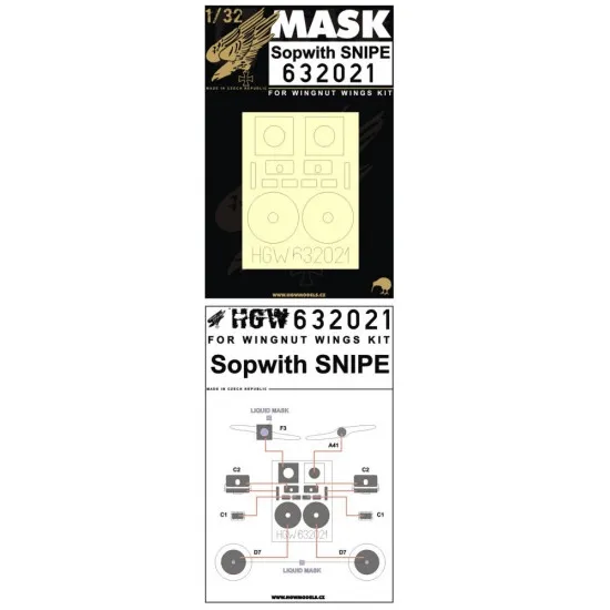 Hgw 132110 1/32 Sopwith Snipe Late Version Super Detail Set For Wingnut Wings