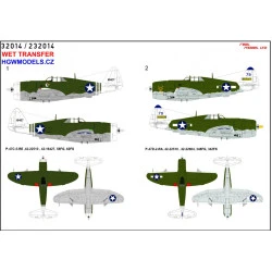 Hgw 232914 1/32 Decal For P-47d Razorback Over New Guinea Pt.1 Wet Transfer Accessories For Aircraft