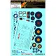 Hgw 248048 1/48 Decal For Spitfire Hf Mk Viii Stencils And Markings Wet Transfer