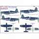 Hgw 248903 1/48 Decal For F4u-1a Corsair Vf-17 Jolly Rogers Part 2 Wet Transfer