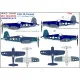 Hgw 248903 1/48 Decal For F4u-1a Corsair Vf-17 Jolly Rogers Part 2 Wet Transfer