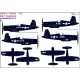 Hgw 248904 1/48 Decal For F4u-1d Corsair F4u-4 Ww.ii Wet Transfer