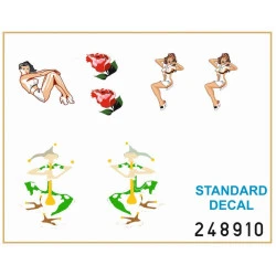 Hgw 248910 1/48 Decal For P-47d Razorback Over New Guinea And Saipan Wet Transfer