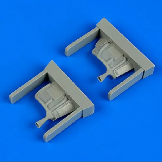 Quickboost 48644 1/48 Lavochkin La-5 Exhaust For Zvezda Accessories For Aircraft