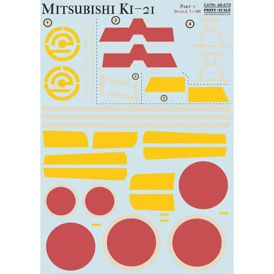 Print Scale 48-273 1/48 Mitsubishi Ki21 Part 1