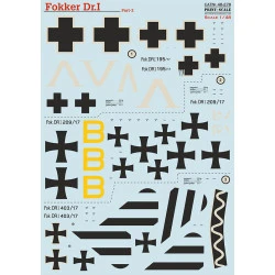 Print Scale 48-278 1/48 Fokker Dr. I Part 2