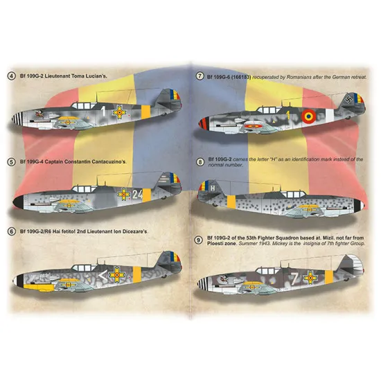 Print Scale 72-507 1/72 Bf 109 Roumains Part 1