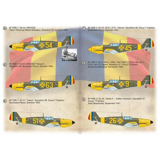 Print Scale 72-508 1/72 Bf 109 Roumains Part 2