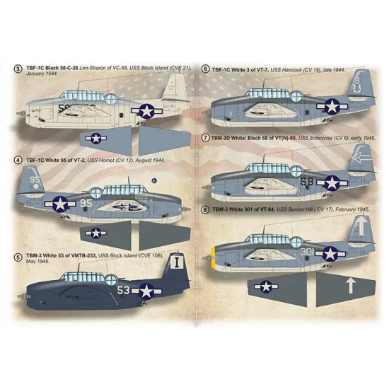 Print Scale 72-511 1/72 Tbf Tbm Avenger Units Of World War Ii