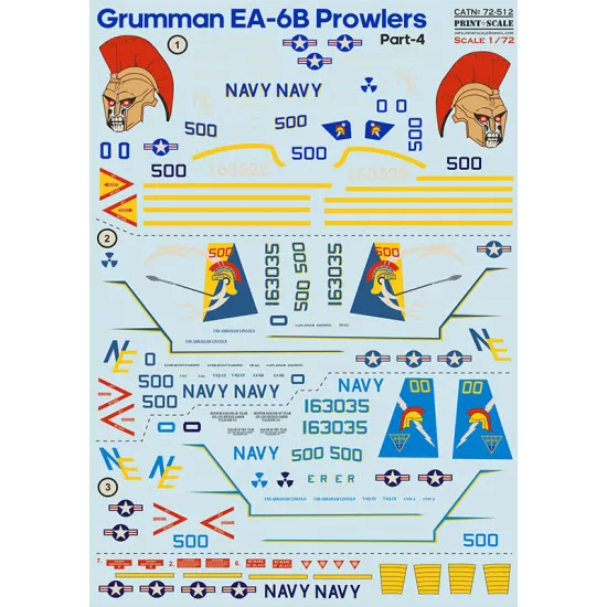 Print Scale 72-512 1/72 Ea 6 Prowler Part 4