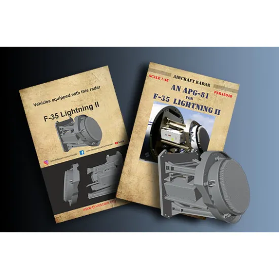 Print Scale 48-040 1/48 An Apg81 Radar F35 Aircraft Accessories