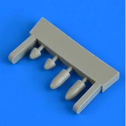 Quickboost 48793 1/48 Supermarine Spitfire Mk.ix Blanking Caps Type B For Eduard