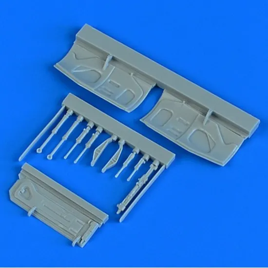 Quickboost Qb48903 1/48 General Dynamics F-16a/B Fighting Falcon Undercarriage Covers For Hasegawa