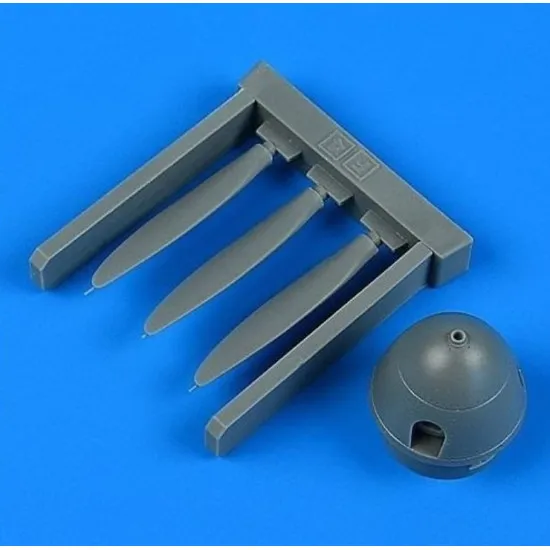Quickboost Qb48960 1/48 Messerschmitt Bf 109f-4 Propeller For Eduard Accessories