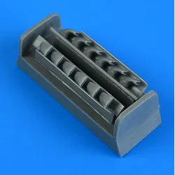 Quickboost Qb48978 1/48 Messerschmitt Bf 109f/G/K Exhaust For Eduard