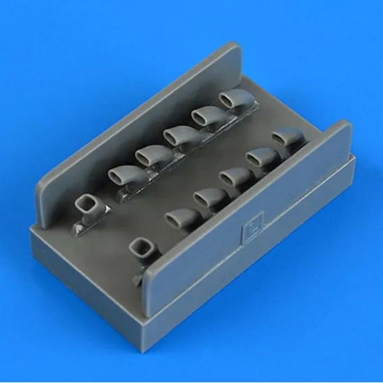 Quickboost Qb48980 1/48 Ilyushin Il-2 Stormovik Exhaust Accessories For Aircraft