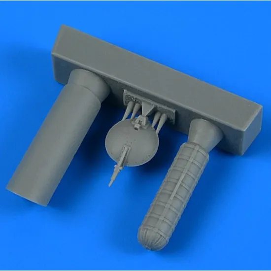 Quickboost Qb49050 1/48 Sukhoi Su-25 Frogfoot Open Airbrake Parachute For Zvezda