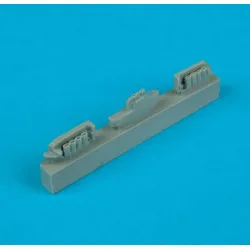 Quickboost Qb72047 1/72 Focke Wulf Fw 190a-3 Exhausts For Tamiya Accessories Kit