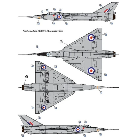 Dora Wings 72009 1/72 Fairey Delta 2 British Supersonic Research Aircraft