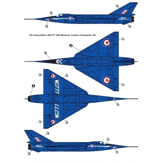 Dora Wings 72009 1/72 Fairey Delta 2 British Supersonic Research Aircraft