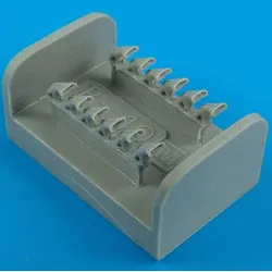 Quickboost Qb72096 1/72 Curtiss P-40m/N Warhawk Exhausts Accessories Kit