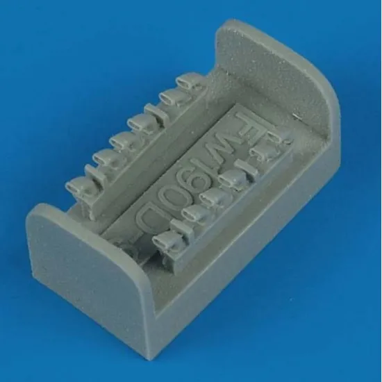 Quickboost Qb72147 1/72 Focke-wulf Fw 190d-9 Exhaust For Tamiya