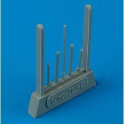 Quickboost Qb72182 1/72 Ilyushin Il-2 Stormovik Gun Barrels And Pitot Tube For Academy