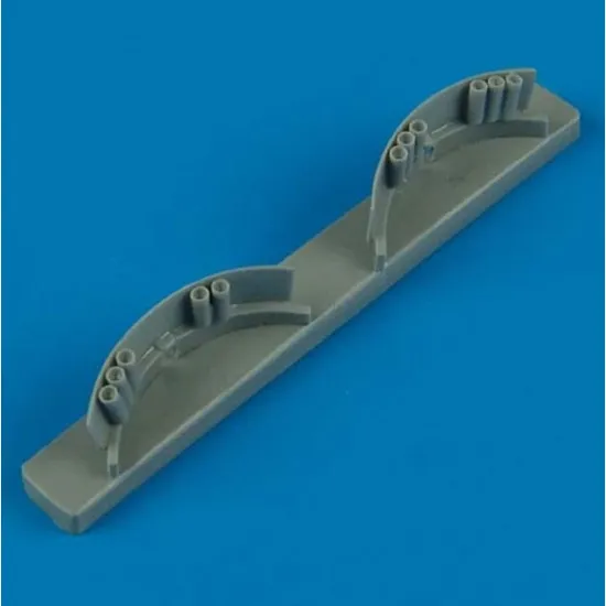 Quickboost Qb72254 1/72 Douglas A-1 Skyraider Exhaust For Hasegawa