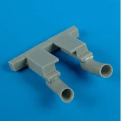 Quickboost Qb72272 1/72 Brewster F2a-2 Buffalo Exhaust For Hasegawa