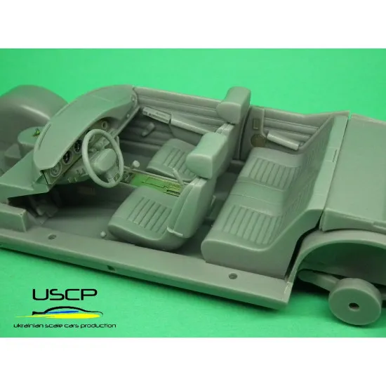 Uscp 24k002 1/24 Citroen Sm Gendarmerie Scale Car Model Resin Model Kit