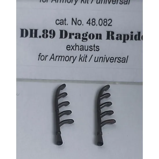 Rexx 48082 1/48 Exhaust For Dh.89 Dragon Rapid For Armory Kit