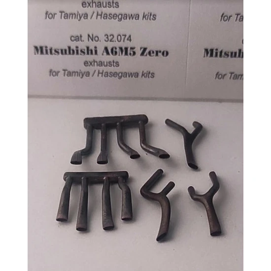 Rexx 32074 1/32 Exhaust For A6m5 Zero For Hasegawa Tamiya Kits