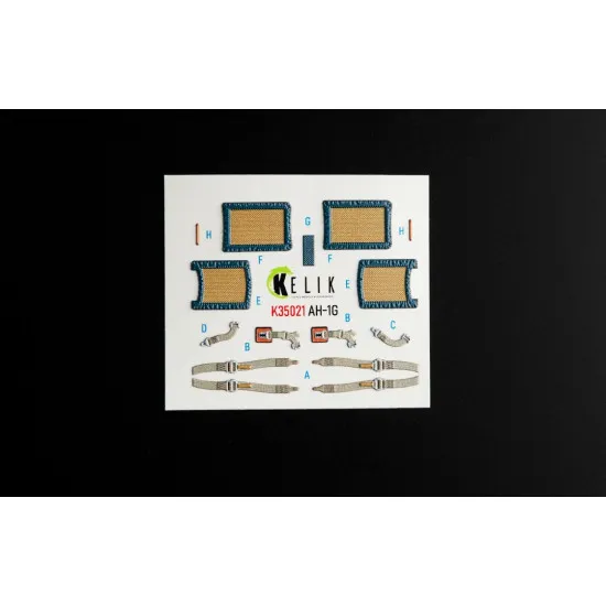 Kelik K35021 1/35 Ah1g Cobra Interior 3d Decals For Icm Kit