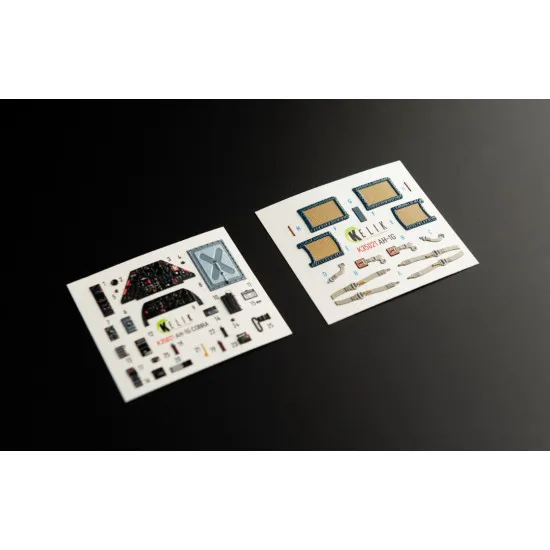 Kelik K35021 1/35 Ah1g Cobra Interior 3d Decals For Icm Kit