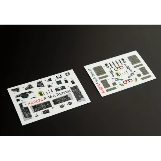 Kelik K48074 1/48 F14a Tomcat Interior 3d Decals For Italeri Kit Kelik K48074 1/48 F14a Tomcat Interior 3d Decals For Italeri Kit