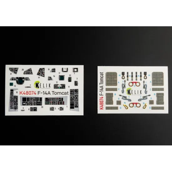 Kelik K48074 1/48 F14a Tomcat Interior 3d Decals For Italeri Kit Kelik K48074 1/48 F14a Tomcat Interior 3d Decals For Italeri Kit