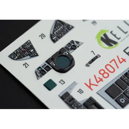 Kelik K48074 1/48 F14a Tomcat Interior 3d Decals For Italeri Kit Kelik K48074 1/48 F14a Tomcat Interior 3d Decals For Italeri Kit