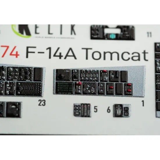 Kelik K48074 1/48 F14a Tomcat Interior 3d Decals For Italeri Kit Kelik K48074 1/48 F14a Tomcat Interior 3d Decals For Italeri Kit