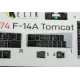 Kelik K48074 1/48 F14a Tomcat Interior 3d Decals For Italeri Kit Kelik K48074 1/48 F14a Tomcat Interior 3d Decals For Italeri Kit